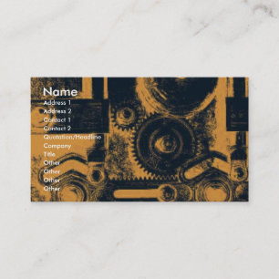 Cogs Business Card Visitenkarte