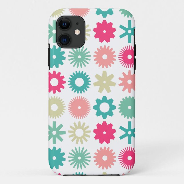 Cogs - Farben 01 Case-Mate iPhone Hülle (Rückseite)