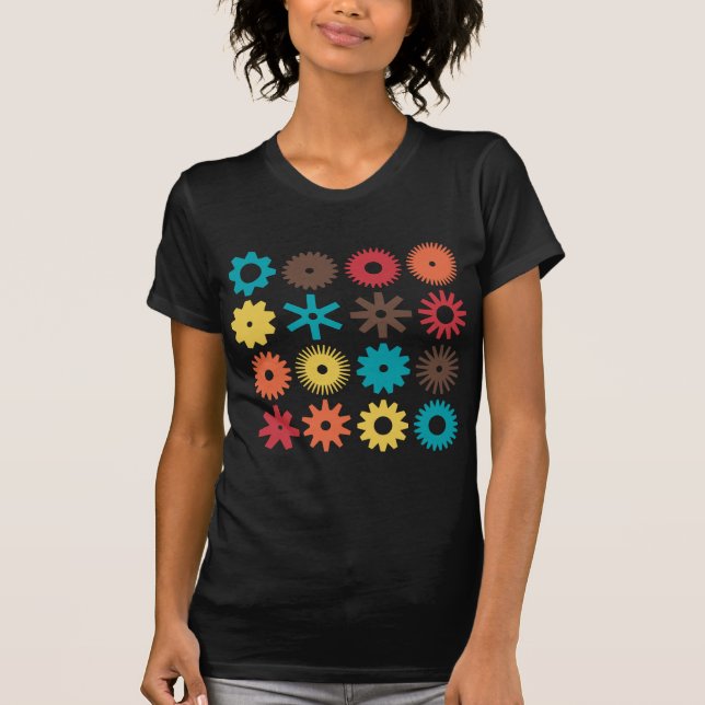 Cogs - Farben 02 T-Shirt (Vorderseite)