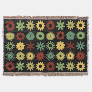 Cogs - Farben 03 - auf schwarz Decke