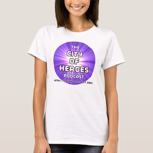 CoH Podcast den lila Schnitt der Frau T-Shirt (Vorderseite)