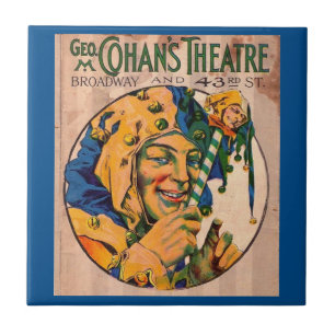 Cohan’s Theater-Titelblatt der 1920er Jahre Fliese