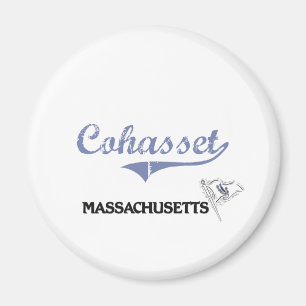 Cohasset Massachusetts City Classic Magnet