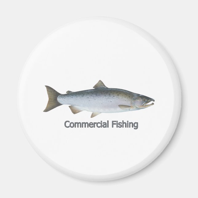 Coho Salmon Magnet (Vorne)