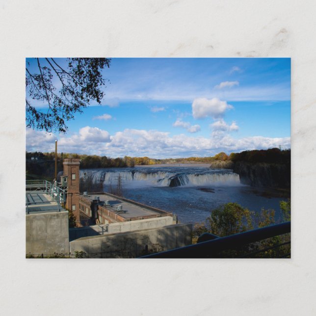 Cohoes Falls New York Foto Postkarte (Vorderseite)