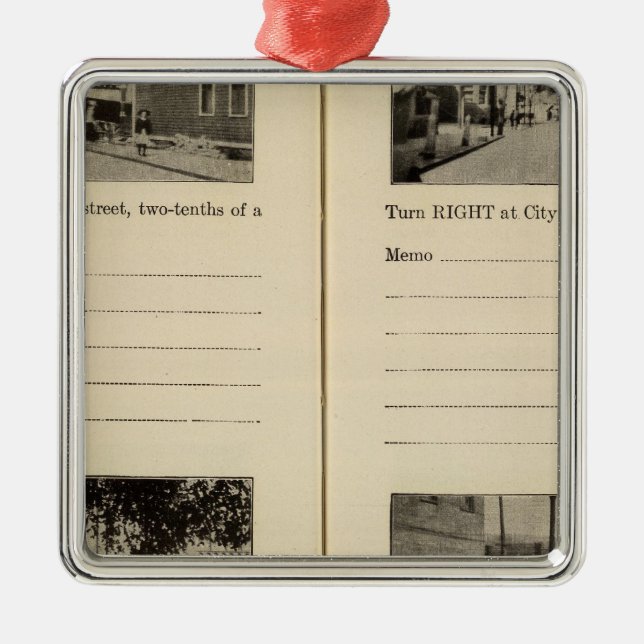 Cohoes, NY Ornament Aus Metall (Vorne)