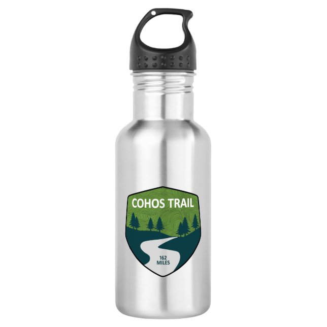 Cohos Trail New Hampshire Edelstahlflasche (Vorderseite)