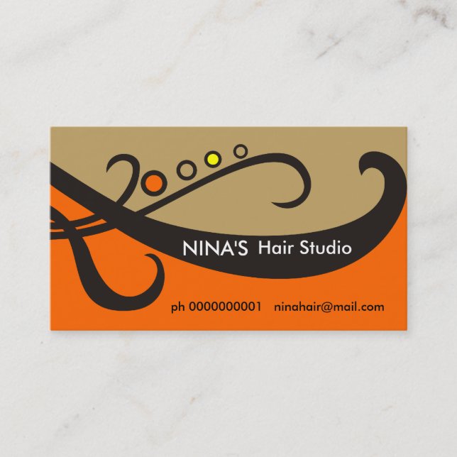 Coiffeur/coiffeur cartes de visite (Devant)