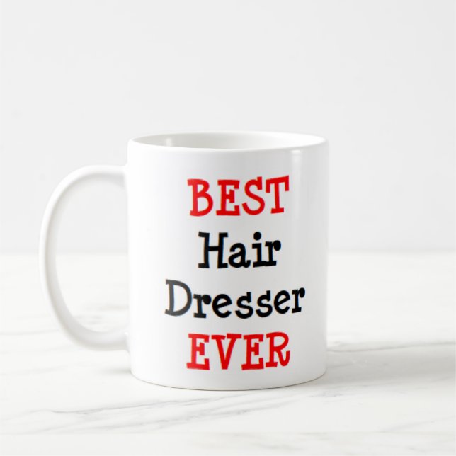 coiffeur, meilleur jamais Mug (Gauche)