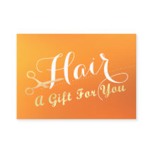 Coiffeur Salon coiffeur Certificat cadeau Ciseaux