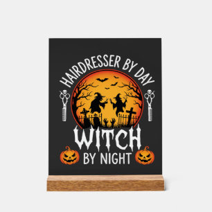 Coiffeuse Halloween le jour sorcière la nuit