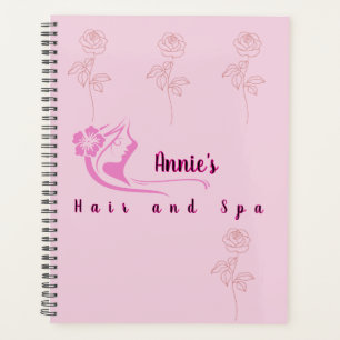 Coiffeuse personnalisée rose rosePlanner