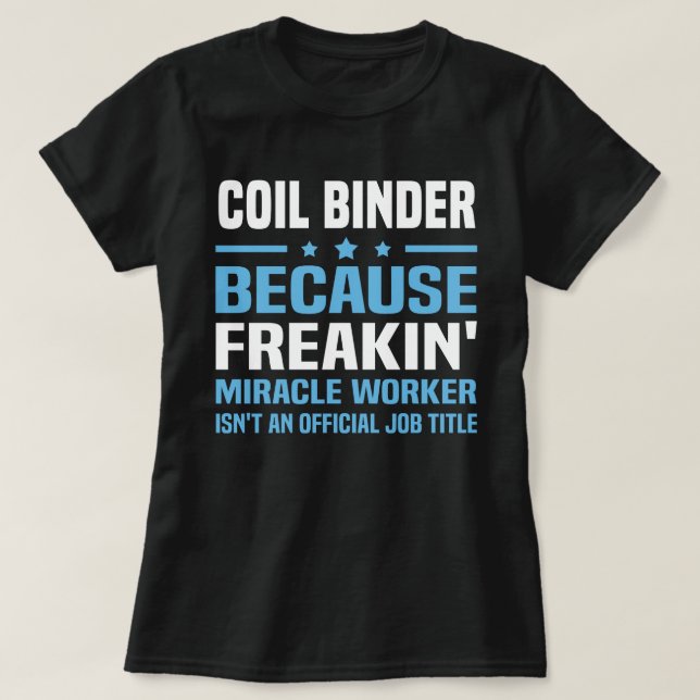 Coil Binder T-Shirt (Design vorne)