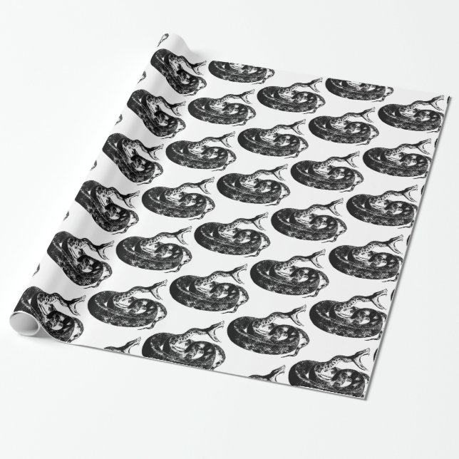 Coiled Rattlesnake Thunder_Cove Geschenkpapier (Ungerollt)