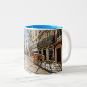 Coimbra - das echte Portugal Zweifarbige Tasse