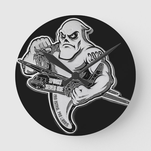 Coin 2 Clock Runde Wanduhr (Vorderseite)