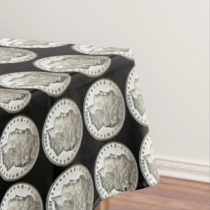 Coin argent Morgan Afficher la nappe