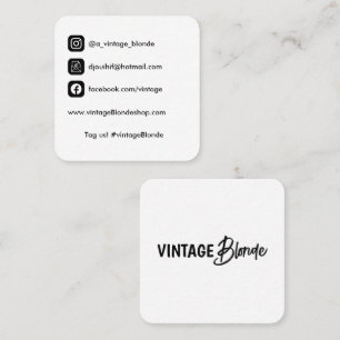 coin arrondi, cartes de logo, cartes de médias soc