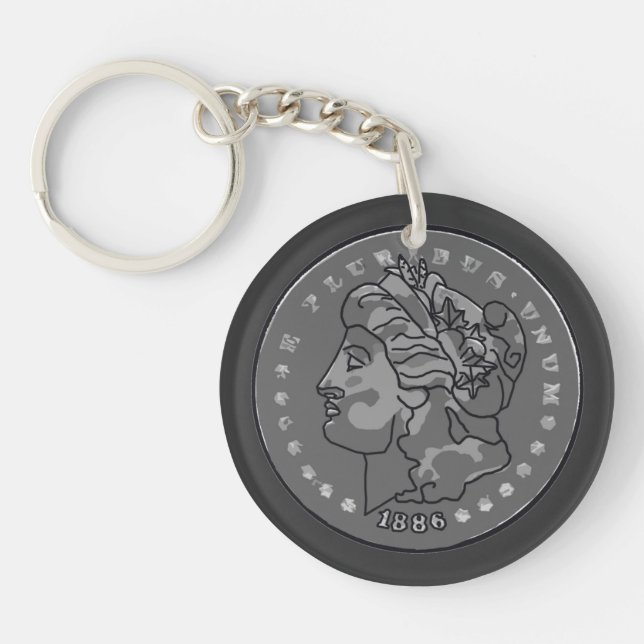 Coin arrondi gris Morgan (Devant)