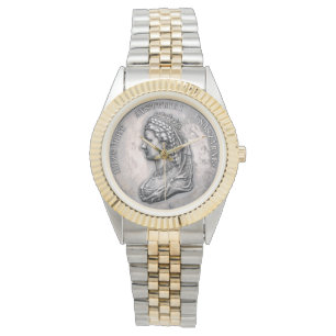 Coin Empress Elisabeth von Österreich als Königi Armbanduhr
