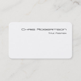 Coin rond Noir Blanc Charmant Carte de visite