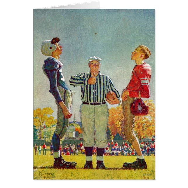 Coin Toss von Norman Rockwell (Vorne)