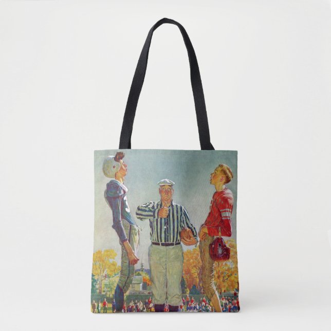 Coin Toss von Norman Rockwell Tasche (Vorderseite)