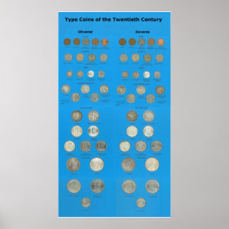Coins vom Typ US Poster