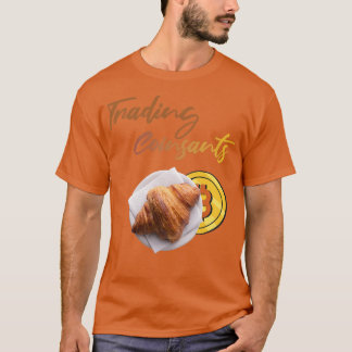 Coinsants Kryptowährungen und Frühstück T-Shirt