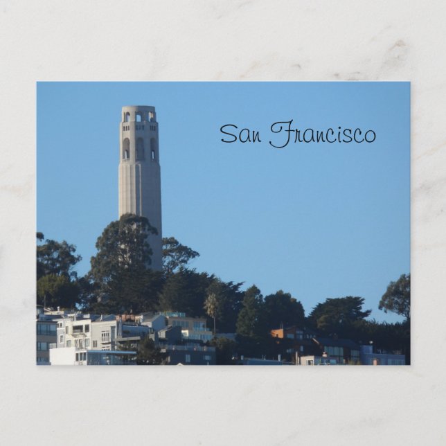 Coit Tower - San Francisco Postkarte (Vorderseite)