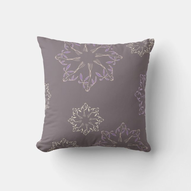 Cojín con diseño de plantas. kissen (Vorderseite)