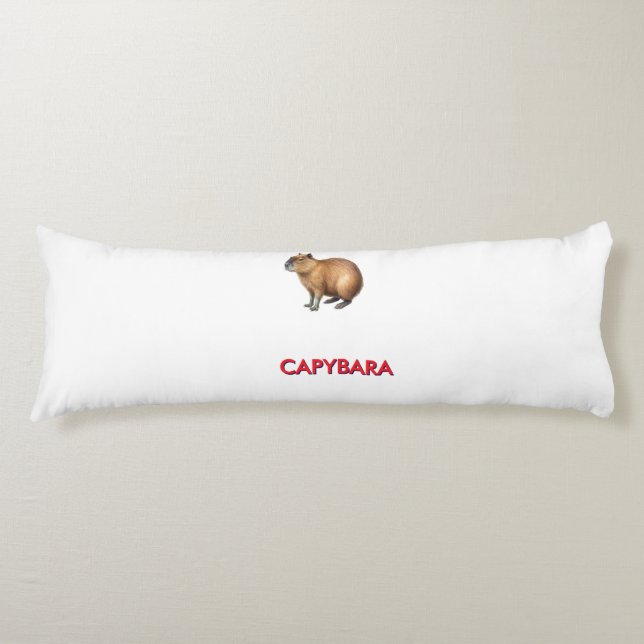 Cojin de capybara seitenschläferkissen (Vorderseite)
