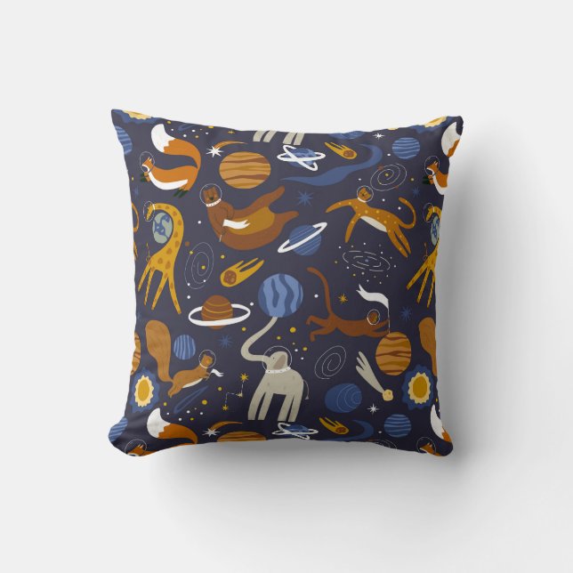 Cojín de la colección Animals Outer Space Kissen (Vorderseite)