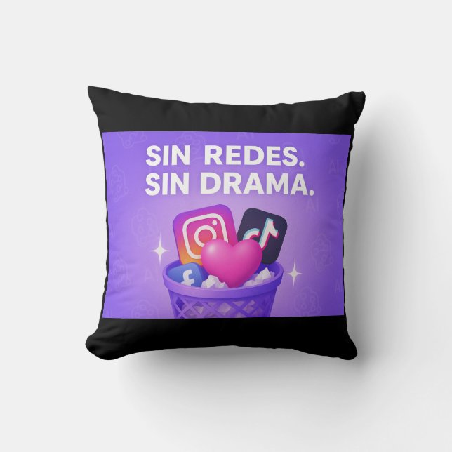 Cojín decorativo para momentos de relax kissen (Vorderseite)