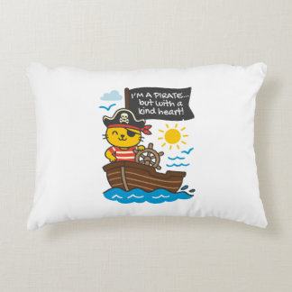 Cojín gato pirata – Diseño kawaii con frase tierna Dekokissen