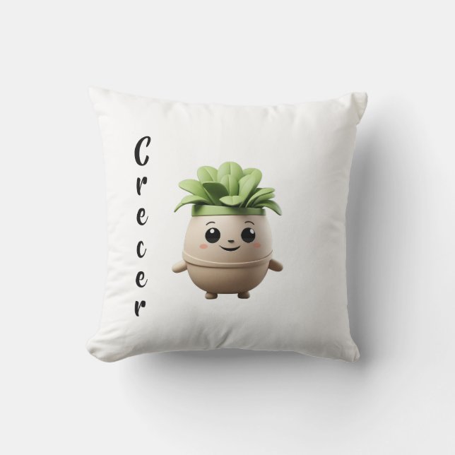Cojín Pipo Crecer – Decoración Consciente Kissen (Vorderseite)