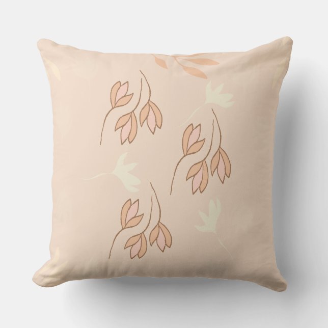 Cojin romantico con flores kissen (Vorderseite)