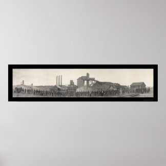 Coker Mine Livingston Foto 1915 Poster