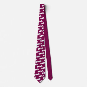 Col cravate bordeaux gras Stoa