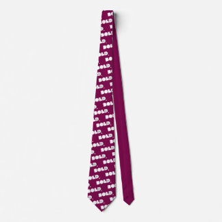 Col cravate bordeaux gras Stoa