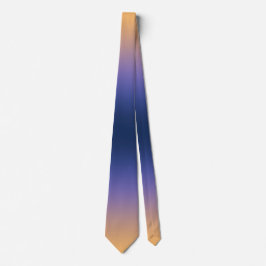 Col cravate dégradé du violet au bleu marine Éléga