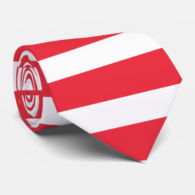 Col cravate drapeau Autriche (Roulé)