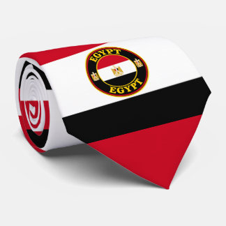 Col cravate drapeau de l'Égypte, cravate de drapea