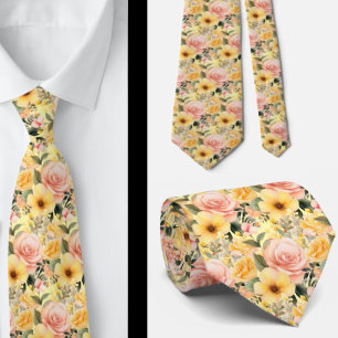 Col cravate Nœud papillon floral pour mariage et