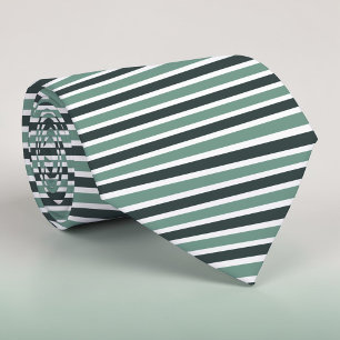 Col cravate rayures colorées vertes neutres Boho