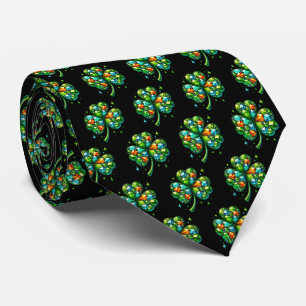 Col cravate St. Patrick's Clover pour hommes