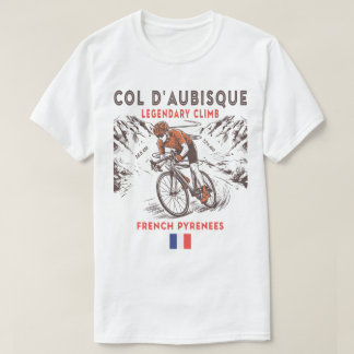 Col d'Aubisque Radsport | Legendäre französische P T-Shirt