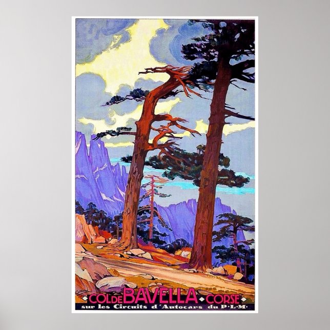 Col de Bavella Mountain Pass, Korsika, Frankreich Poster (Vorne)