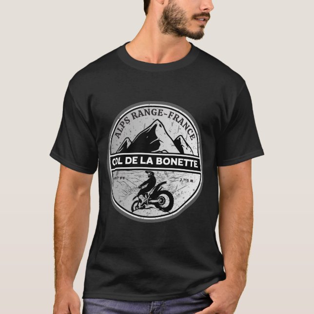 Col de la Bonette - Franz. T-Shirt (Vorderseite)