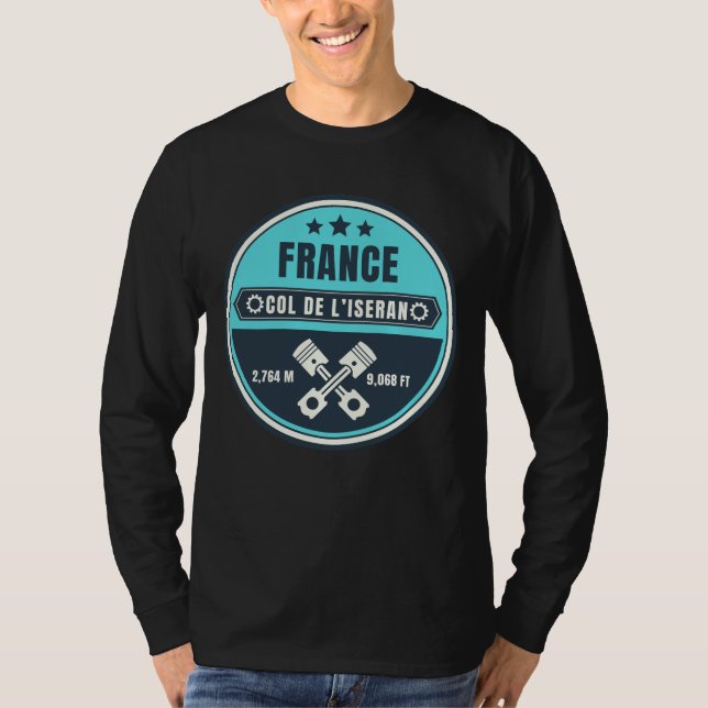Col de l'Iseran - Franzose T-Shirt (Vorderseite)